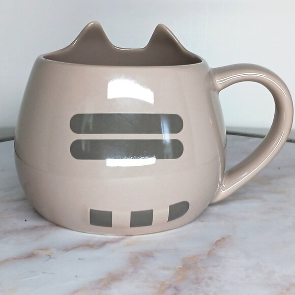 Pusheen the Cat Sculpted Ceramic Coffee Tea Mug Cup Our Name is Mud 16 oz - Picture 6 of 8